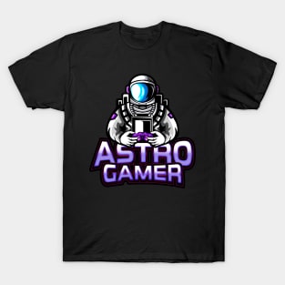 Astro Gamer Gaming Astronaut Esports T-Shirt